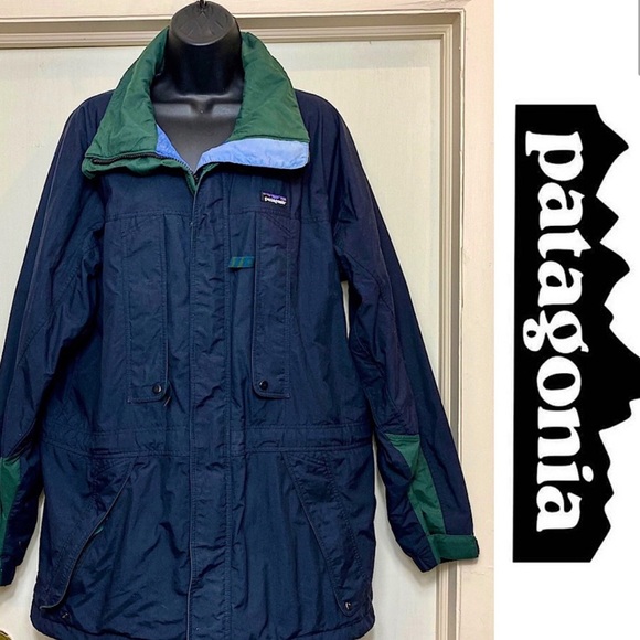 Patagonia Jackets & Blazers - Patagonia blue and green windbreaker.